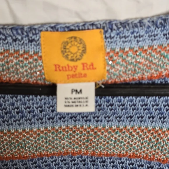 Ruby Rd Fringe Cardigan - Picture 3 of 3